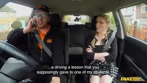 Hot blonde PARTY GIRL shows off her PERFECT BODY and big tits in car sex
