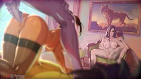 Cuckquean Yasha Enjoys Watching Beau Take it in All of Her Holes