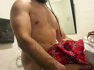 We escaped from the party to the disabled washroom and I screwed her hard until I finished in her butt