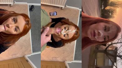 BRITISH STEP MUM takes MASSIVE FACIAL then walks OUT IN PUBLIC!