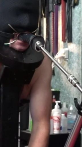 Double Machine Mouth and Ass Fuck with The Spider Ring Gag   Clip 1
