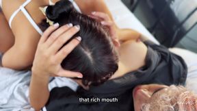 REAL ORGASM!! Delicious Scissors With My Roommate