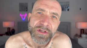 Suck verbal daddys balls and cock clean