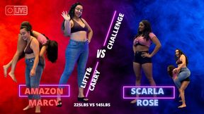 Lift and Carry Challenge - Amazon Marcy Vs Scarla Rose (4K UHD)