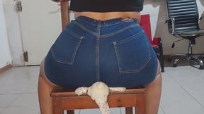 Squashing my teddy 2