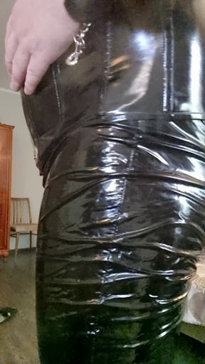 Catsuit, corset and chastity belt