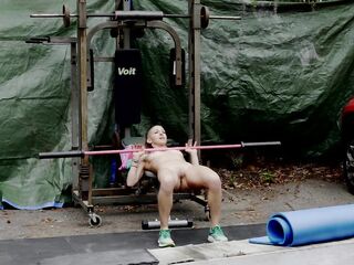 BTS - Exhibitionist, Lora Cross's Savage Outdoor Workout