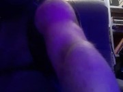 black 14 inch man handler dildo in my hairy jockstrapped ass #6