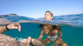 Sheila Ortega Sucking & Fucking Me Underwater Meanwhile Snorkeling