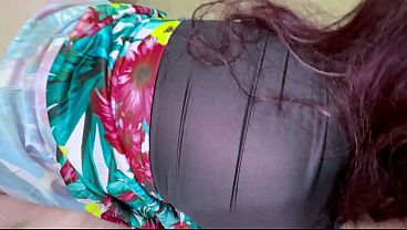 A passionate stepmom with meaty tits and an elastic ass beckons her stepson in the kitchen. Sucking dick in bed, hot fuck from behind in pussy and tight ass