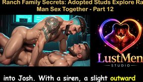 English Audio Gay Sex Story - Ranch Family Secrets Adopted Studs Explore Raw Man Sex Together - Part 12