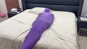 Complete Nylon Encasement Bondage | Tight Pantyhose Mummification | 720p