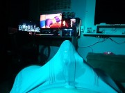 3 vibrators at the same time, cumming in underwear, solo male