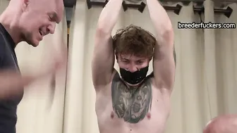 Amateur bear Kris in homemade BDSM hardcore session