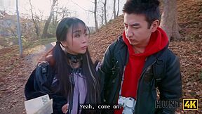 Buxom Japanese Fucked While Cuckold Watches - Pov