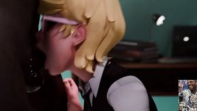 Bald Pussy Judy Gets Anal Fucked And Fingered Until She Squirts, Nerdy Girl Deepthroating BBC