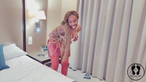 Free Teasing New Ebony Model Open for Your Custom Vid Ideas