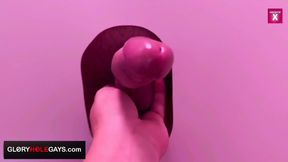14 Balkan Guys Get Their First Ever Blowjob - at the Gloryhole