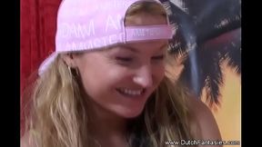 Pretty Dutch Lesbian Babes With Toys