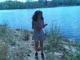 WHY IS THIS SOLO FEMALE BIKER FEMGIRL HANGING OUT BY HER SELF