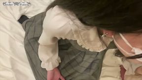 Cfnmheat with a Former Maid?style Beauty, Obedient and Fully Dressed in Sensual Play