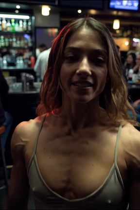 Professional amateur babe dominates AI-generated scene