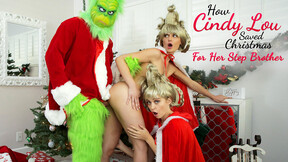 How Cindy Lou Saved Christmas For Her Step Brother - Chloe Cherry,Lacy Lennon
