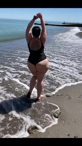 Walking by the Beach