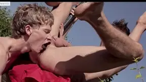 Splashing and Licking Each Other Clean