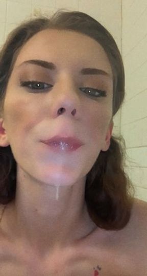 open your mouth so I can spit in it