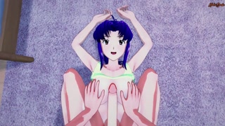 Misato Katsuragi gives you a POV blowjob - Neon Genesis Evangelion Hentai