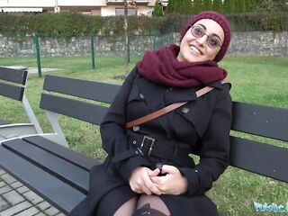 Public Agent Afghan angel pays to fuck a big cock