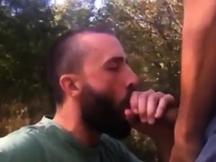 OUTDOOR FUCKING SUCKING CUM