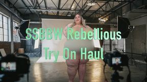 SSBBW Rebellious Feedee Try On Haul