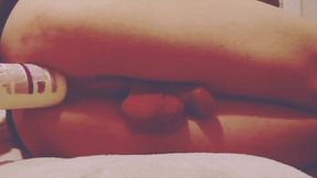 SophieTraps Tight Trap Ass Ripped by Huge Dildo Cum Gush Explosion