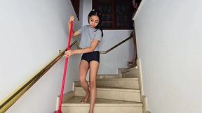 Lesbian Pee Swallow Top Girls and Sealed Mouth Pissing Super Skinny Girl