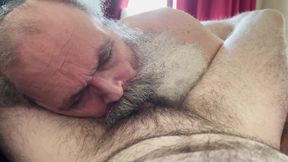 Big Bearded Daddy Sucks Cub Cock