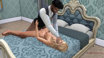 Me, married chick, getting smashed by a hawt blonde in Sims 4, hardcore!