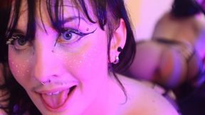 Goth Tgirl Destroys Her Ass! [ Full Length ]