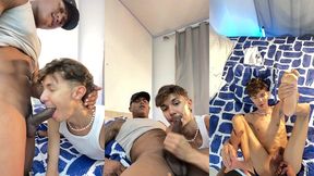 acordando o enteado na pica