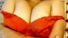 Playing with my Indian MILF wife's big bouncy titties
