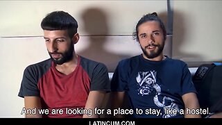 Paying for pleasure: latino travelers engage in hot anal action and oral fun in pov bareback adventure