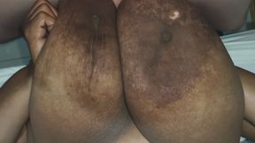 Biggest reverse Tittyfuck Doreen 52LL African boobs