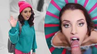 Lila Love's Stepbro Can't Resist Her Big Tits and Shaved Pussy