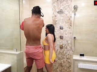 Phat Booty Latin sweetheart Goes Nuts When BBC Plows Her Sweaty Bang Aperture