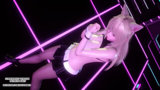 [MMD] NAYEON - POP Ahri Erotic Kpop Dance League Of Legends KDA Uncensored Hentai