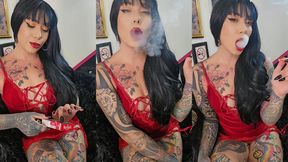 You can't quit smoking to exercise! Your chainsmoking Godesss is here to make sure of it -Kinkerbell23