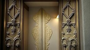 Curvy blonde in miniskirt seduces old watchman