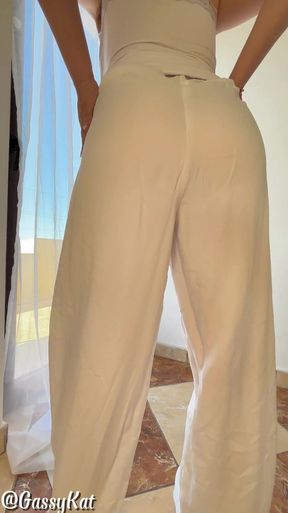 White Pants Bubbly Farts