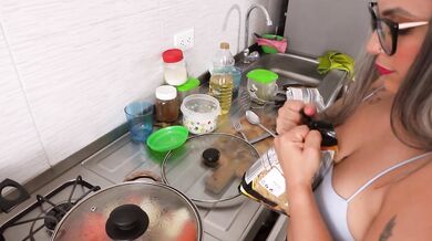 SFW - First time cooking for you